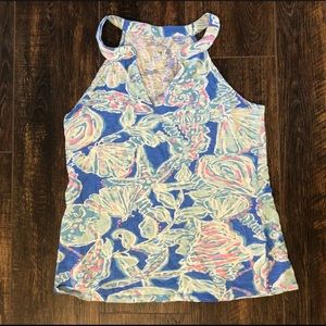 Lilly Pulitzer Into the Deep Tank Top